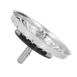 Kitchen Sink Strainer Basket Thickening Stainless Steel Sink Stopper for Standard Drains - Front View