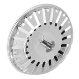 Kitchen Sink Strainer Basket Thickening Stainless Steel Sink Stopper for Standard Drains - Rear View