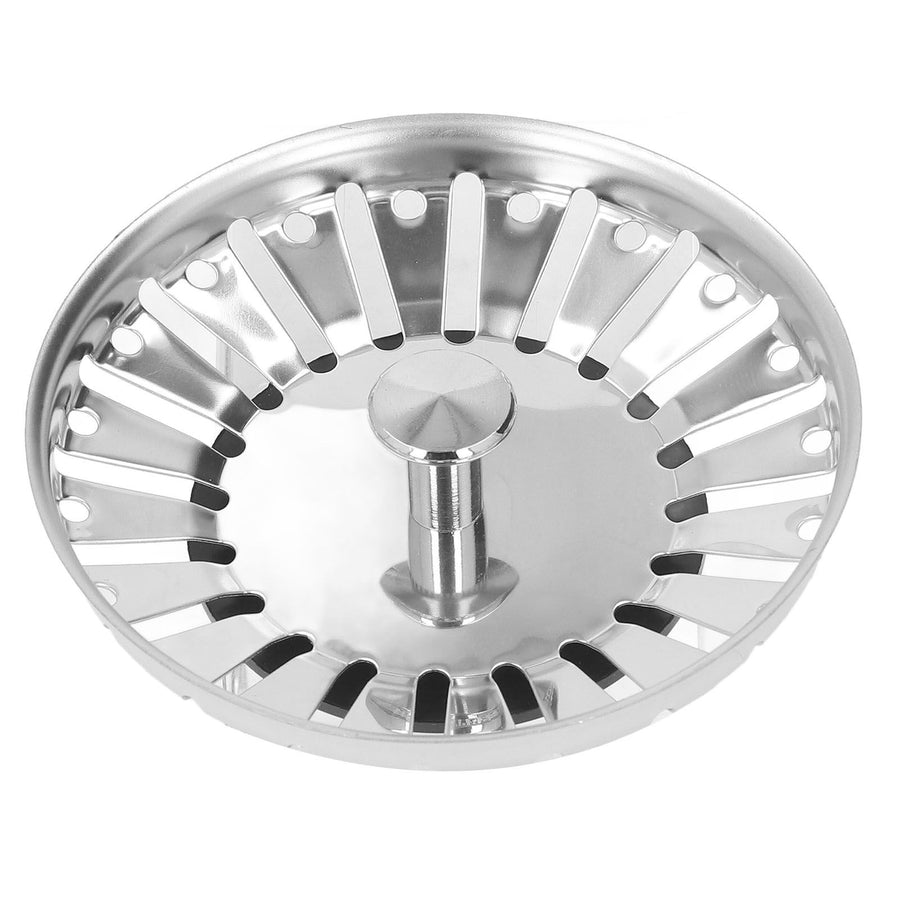 Kitchen Sink Strainer Basket Thickening Stainless Steel Sink Stopper for Standard Drains