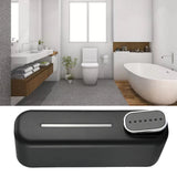 Wall Mounted Liquid Soap Box Manual 300ml Smooth Surafce for Kitchens Dining Rooms Hospitals Bathrooms Black - 45-Degree Angle