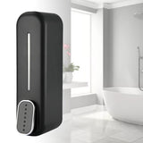 Wall Mounted Liquid Soap Box Manual 300ml Smooth Surafce for Kitchens Dining Rooms Hospitals Bathrooms Black