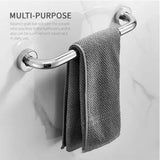 Safety Grab Bar 33.5cm Bathroom Anti Slipping Shower Handle Stainless Steel Silicone Cover Grab Bar