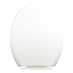 Slow Close Toilet Seat Thickened White PP Quick Installation Household Toilet Lid for Replacement