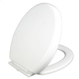 Slow Close Toilet Seat Thickened White PP Quick Installation Household Toilet Lid for Replacement