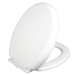 Slow Close Toilet Seat Thickened White PP Quick Installation Household Toilet Lid for Replacement