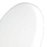 Slow Close Toilet Seat Thickened White PP Quick Installation Household Toilet Lid for Replacement