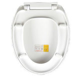 Slow Close Toilet Seat Thickened White PP Quick Installation Household Toilet Lid for Replacement