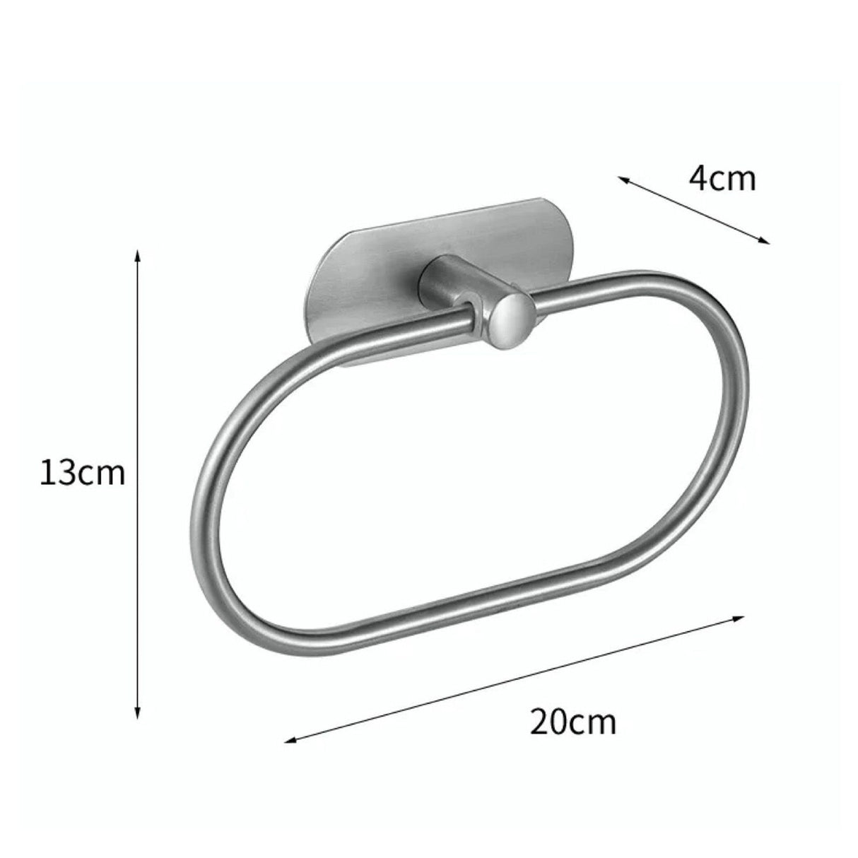 Towel Ring Holder Stainless Steel Bath Hand Towel Holder Vintage Wall Mounted Bathroom Towel Rack for Home Hotel
