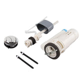 20cm Toilet Replacement Flush Valves Fill Valve with Push Button Universal Water Saving Toilet Repair Kit - Front View