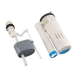 20cm Toilet Replacement Flush Valves Fill Valve with Push Button Universal Water Saving Toilet Repair Kit