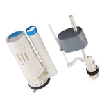 20cm Toilet Replacement Flush Valves Fill Valve with Push Button Universal Water Saving Toilet Repair Kit
