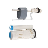 20cm Toilet Replacement Flush Valves Fill Valve with Push Button Universal Water Saving Toilet Repair Kit