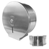 Paper Towel Holder Stainless Steel Satin Finish Waterproof Toilet Paper Holder Tissue Dispenser - Top-Down View