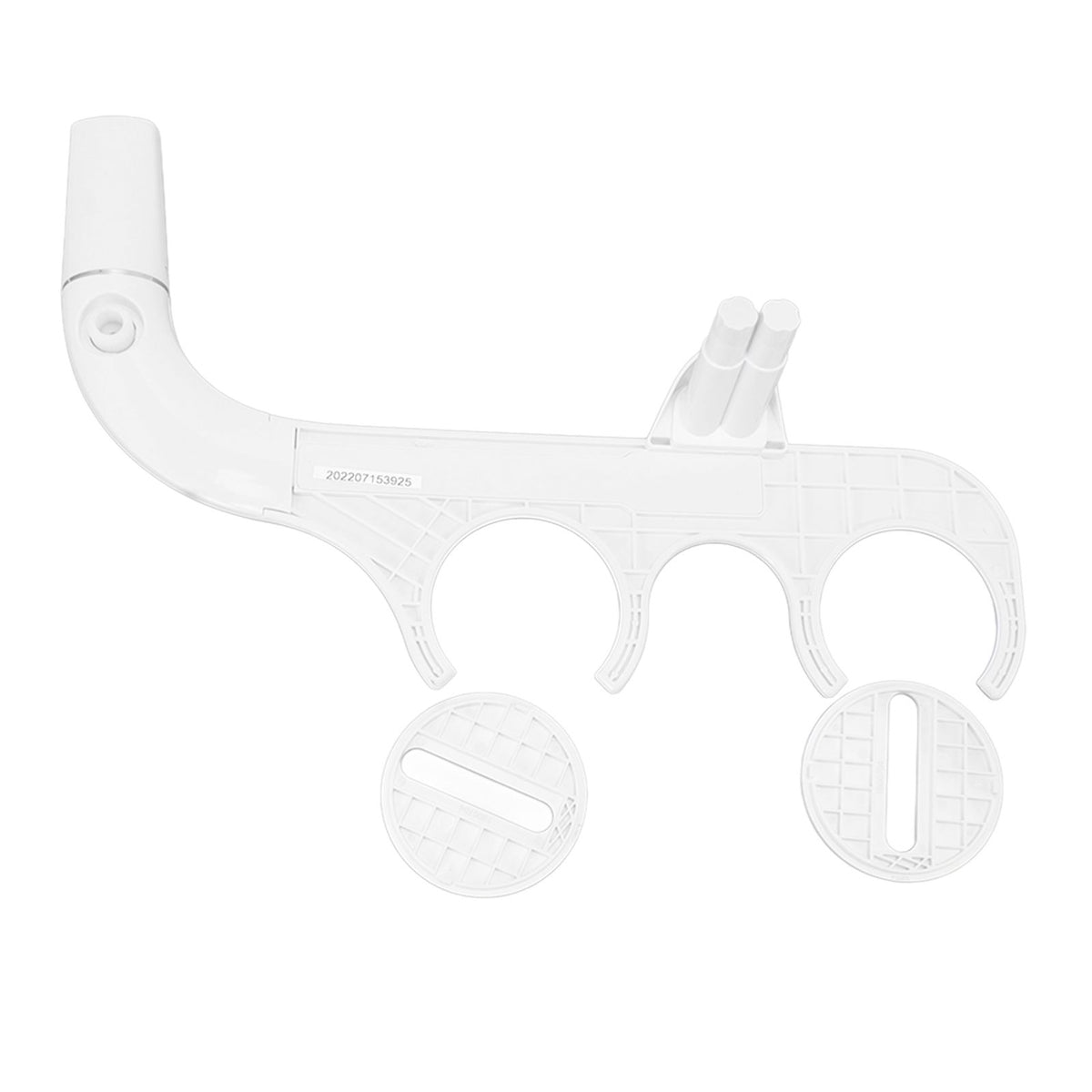 Ultra Slim Bidet Toilet Seat Attachment Dual Nozzle Self Cleaning Feminine Butt Wash Bidet Attachment 3/8 Inch Tee