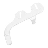 Ultra Slim Bidet Toilet Seat Attachment Dual Nozzle Self Cleaning Feminine Butt Wash Bidet Attachment 3/8 Inch Tee