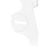 Ultra Slim Bidet Toilet Seat Attachment Dual Nozzle Self Cleaning Feminine Butt Wash Bidet Attachment 3/8 Inch Tee