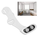 Dual Nozzle Hot Cold Bidet ABS Toilet Bidet Attachment with Temperature Digital Display for Bathroom