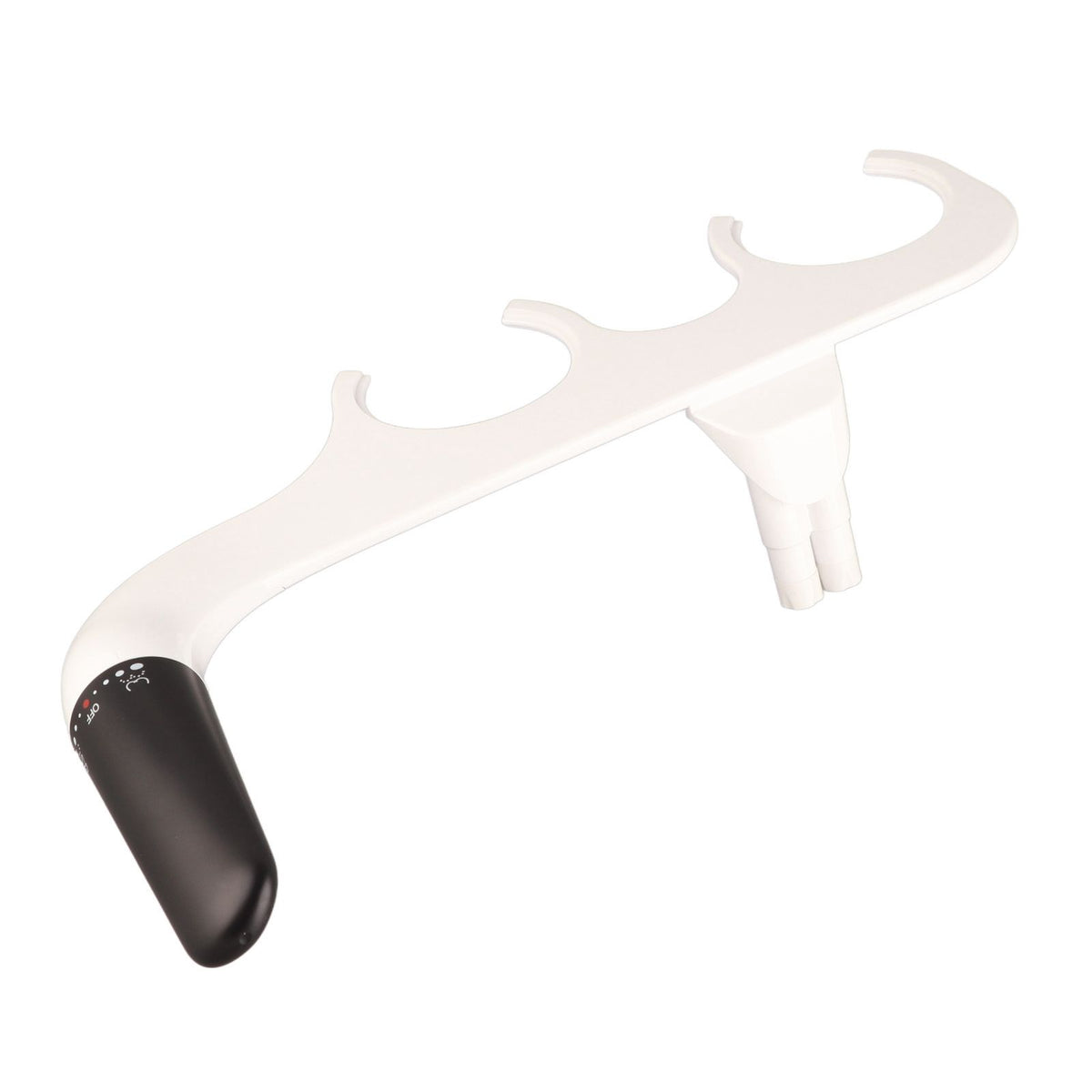 Ultra Slim Bidet Toilet Attachment 7/8 Copper Tee Non Electric Dual Nozzle Water Spray Bidet for Sanitary and Feminine Wash