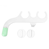Ultra Slim Bidet Attachment Easy Installation Ass Washer With 7/8 Copper Tee For Toilet - Low Angle