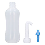 Nose Wash Cleaner 300ml Nasal Nose Wash Bottle for Household Adults Children Cleaning Blue Nose with One Hole
