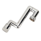 Faucet Extender Retractable Rotating Universal Sink Faucet Aerator for Kitchen Bathroom - Low Angle