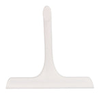 Glass Wiper with Non Slip Handle Silicone Window Cleaner Squeegee for Bathroom Windows Kitchen Mirror White