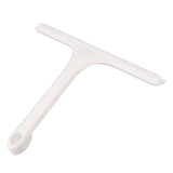 Glass Wiper with Non Slip Handle Silicone Window Cleaner Squeegee for Bathroom Windows Kitchen Mirror White