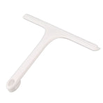 Glass Wiper with Non Slip Handle Silicone Window Cleaner Squeegee for Bathroom Windows Kitchen Mirror White