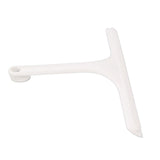 Glass Wiper with Non Slip Handle Silicone Window Cleaner Squeegee for Bathroom Windows Kitchen Mirror White