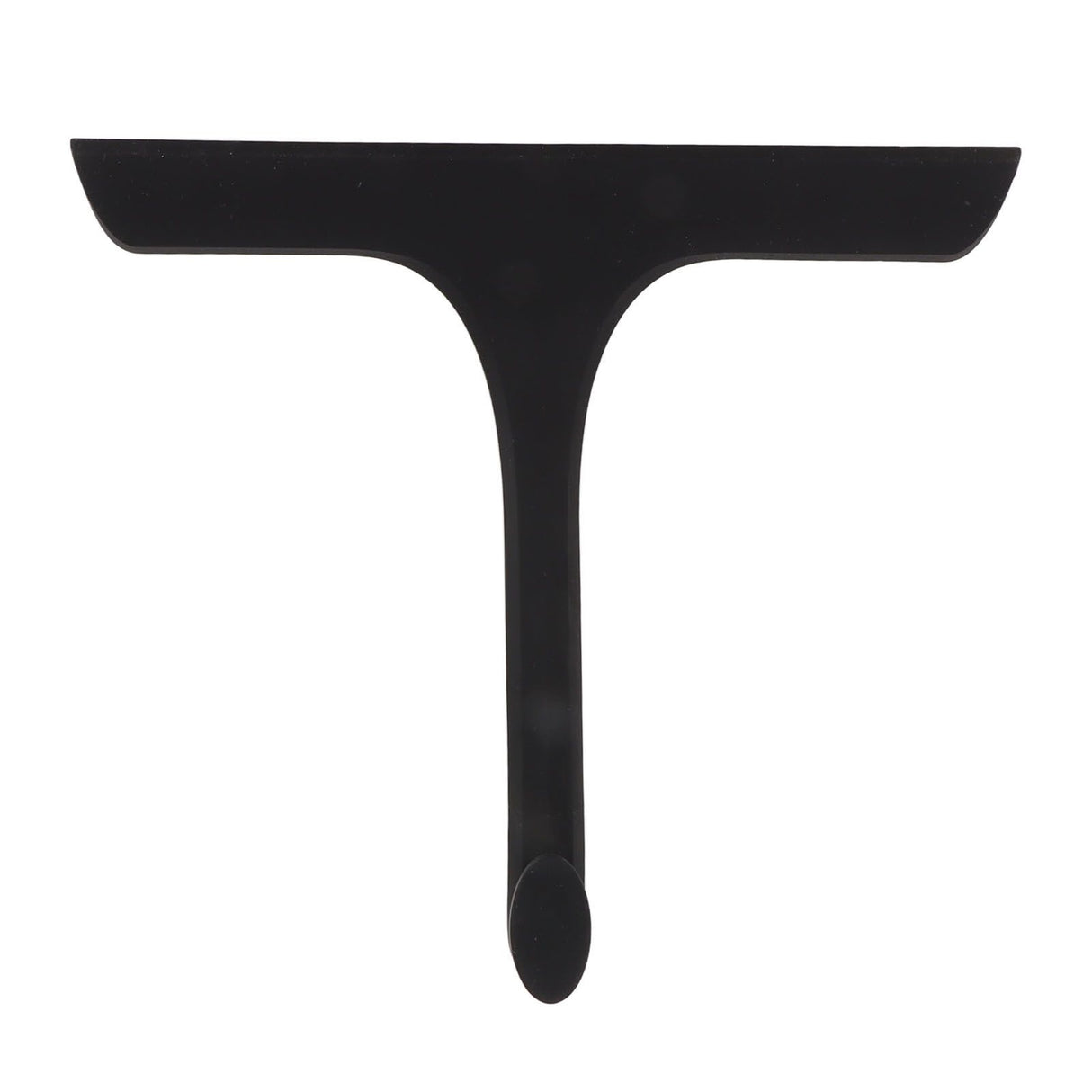 Glass Wiper with Non Slip Handle Silicone Window Cleaner Squeegee for Bathroom Windows Kitchen Mirror Black