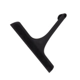 Glass Wiper with Non Slip Handle Silicone Window Cleaner Squeegee for Bathroom Windows Kitchen Mirror Black - Extra Image