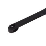 Glass Wiper with Non Slip Handle Silicone Window Cleaner Squeegee for Bathroom Windows Kitchen Mirror Black