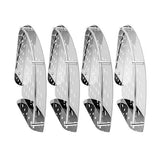 4 Pcs Corner Shower Shelf Stainless Steel Strong Load Bearing Space Saving Wall Mounted Bathroom Rack