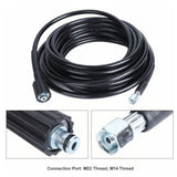 High Pressure Water Hose Rubber Flexible Explosion Proof Washer Pipe for Home Garden 10m