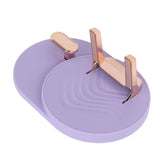 Hair Dryer Shelf Wall Mounted Space Saving Punching Free Cable Storage Blow Dryer Holder for Bathroom Purple - 45-Degree Angle