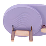 Hair Dryer Shelf Wall Mounted Space Saving Punching Free Cable Storage Blow Dryer Holder for Bathroom Purple - Extra Image