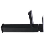 Black Bathroom Faucet Stainless Steel Modern Waterfall Sink Faucet For Home Hotel 2 Hoses