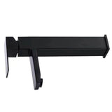 Black Bathroom Faucet Stainless Steel Modern Waterfall Sink Faucet For Home Hotel 2 Hoses