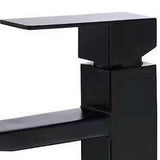 Black Bathroom Faucet Stainless Steel Modern Waterfall Sink Faucet For Home Hotel 2 Hoses