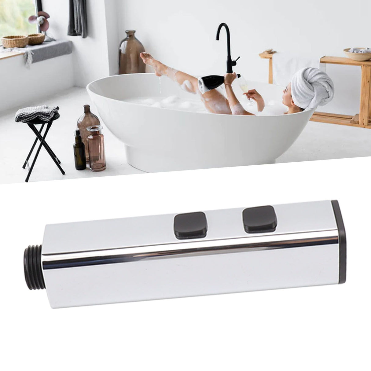 Toilet Sprayer Easy Install Light Weight Sprayer High Water Pressure Rinser for Toilet Hygiene