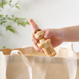 Travel Bottles Kit Cute Bear Look Delicate Easy Press Empty Spray Bottle with Waterproof Storage Bag for Business Trips 2 Press Bottle 1 Spray Bottle Free Size - Extra Image