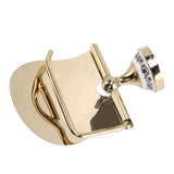 Toilet Paper Holder Gold Vintage Exquisite Stainless Steel Tissue Roll Hanger for Bathroom Kitchen - Extra Image