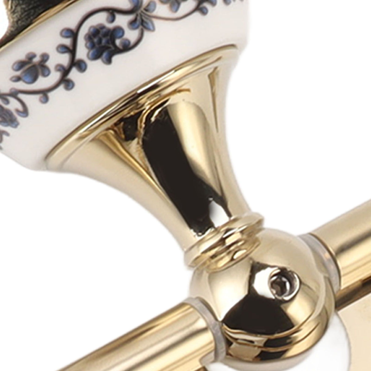 Toilet Paper Holder Gold Vintage Exquisite Stainless Steel Tissue Roll Hanger for Bathroom Kitchen