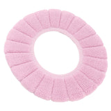 Toilet Seating Cover Warm Soft Comfortable Washable Reusable Non Slip Toilet Seating Pad Replacement Pink