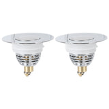 2Pcs Bathroom Sink Stopper Basin Pop Up Sink Drain Strainer Plug for Washbasin Bathroom - Front View