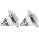 2Pcs Bathroom Sink Stopper Basin Pop Up Sink Drain Strainer Plug for Washbasin Bathroom