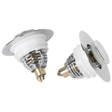 2Pcs Bathroom Sink Stopper Basin Pop Up Sink Drain Strainer Plug for Washbasin Bathroom - Close-Up Angle