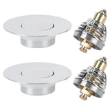 2Pcs Bathroom Sink Stopper Basin Pop Up Sink Drain Strainer Plug for Washbasin Bathroom - Extra Image