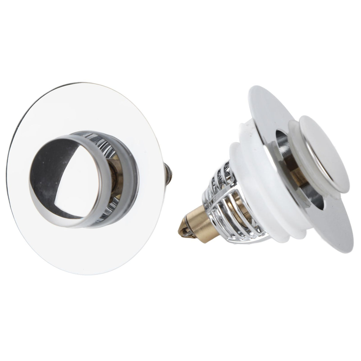 2Pcs Bathroom Sink Stopper Basin Pop Up Sink Drain Strainer Plug for Washbasin Bathroom