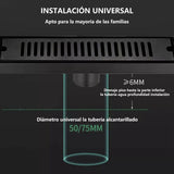 Rectangular Floor Drain 304 Stainless Steel Smooth Surface Fast Drainage Deodorant Shower Linear Drain for Home